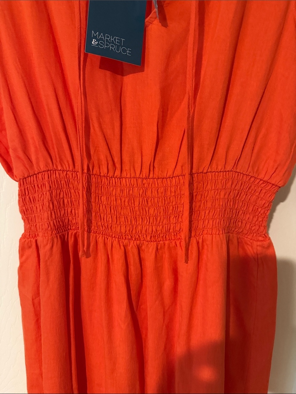 Market & Spruce Bright Orange Maxi Dress - Picture 5 of 12